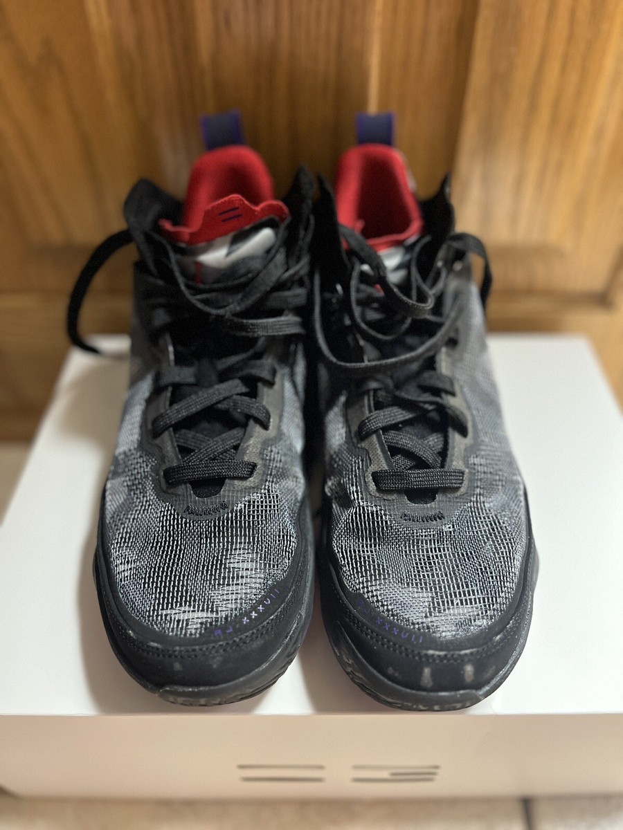 Nike Air Jordan XXXVII (GS) Size 7Y Black/True Red-Club Purple