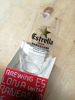ESTRELLA DAMN Limited Edition Bierglas - Official Merchandise - Neu Verpackt