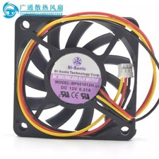 BI-SONIC BP601012H 6010 DC12V 0.21A 6CM 3-Wire Silent Cooling Fan