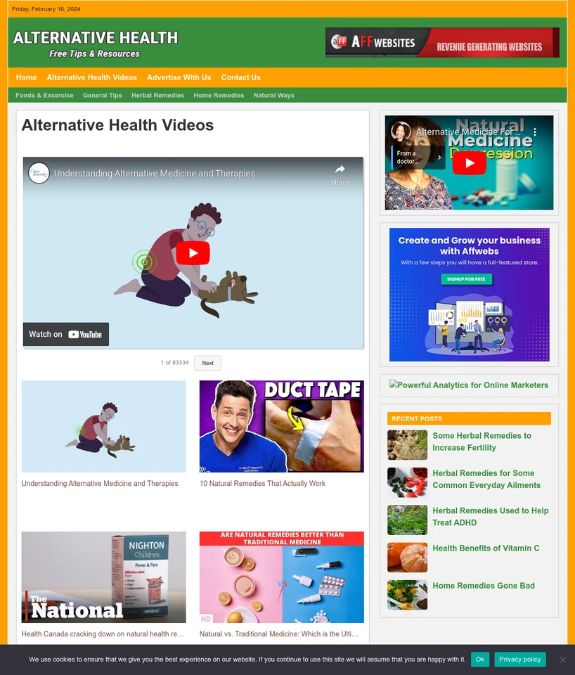 Alternative Health Remedies Website Business For Sale: Ready-to-Launch - Image 2 of 3