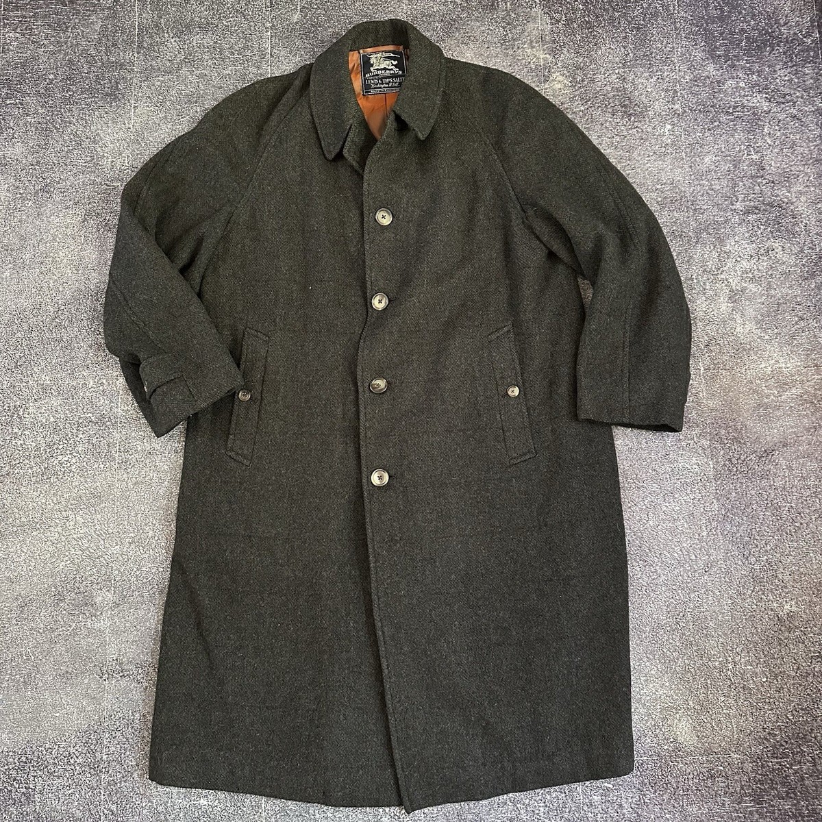 Men's Vintage 60's Burberry X Lewis & Thos Saltz Wool Cusha Men's Vintage 60's Burberry X Lewis & Thos Saltz Wool Cusha