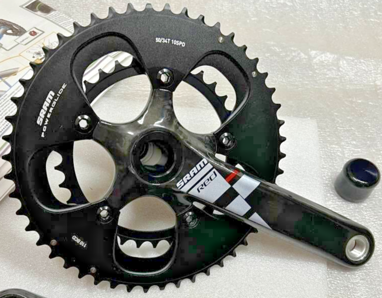 SRAM RED 10SPD Carbon Crankset Length 172.5mm Chainring 50/34T
