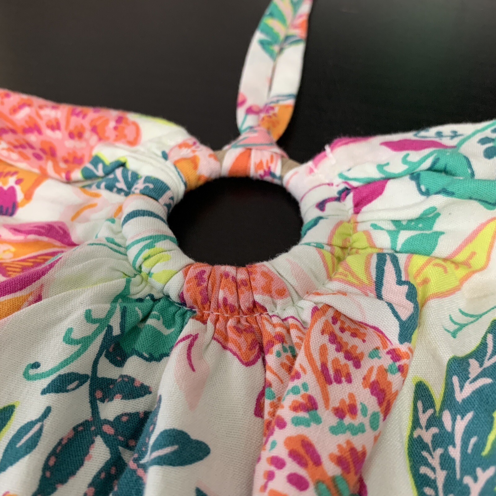 Sale! Old Navy Romper Fit and Flare O Ring Floral Printed Romper Size L image 10