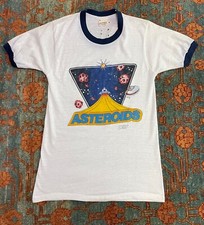 Vintage 1981 Asteroid video game T shirt size Small rare 50/50 PENCE made in USA