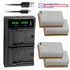 Kastar Battery LTD2 USB Charger for Canon LP-E6 & IKAN On-Camera HDMI Monitor