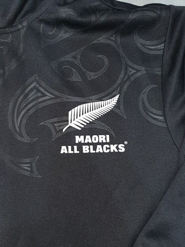 NEW ZEALAND MAORI ALL BLACKS LARGE PLAYERS TRACKSUIT TOP - Picture 3 of 5