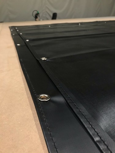 10,6 Fuß BREIT STRAPAZIERFÄHIGE PLANE PVC WASSERDICHT BODENPLANE - LÄNGE WÄHLBAR - Bild 7 von 8