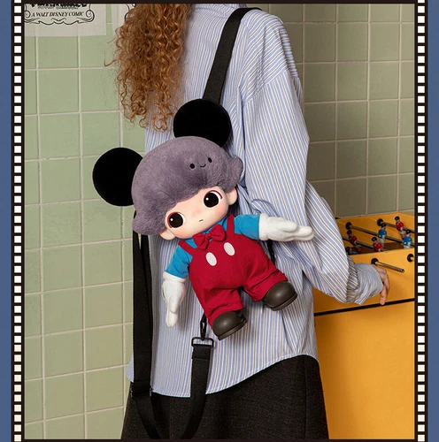IN STOCK POPMART DIMOO WORLD × Disney Series Mickey Vinyl Plush Bag COOL - Picture 12 of 15