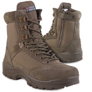 men's tactical boots with zipper