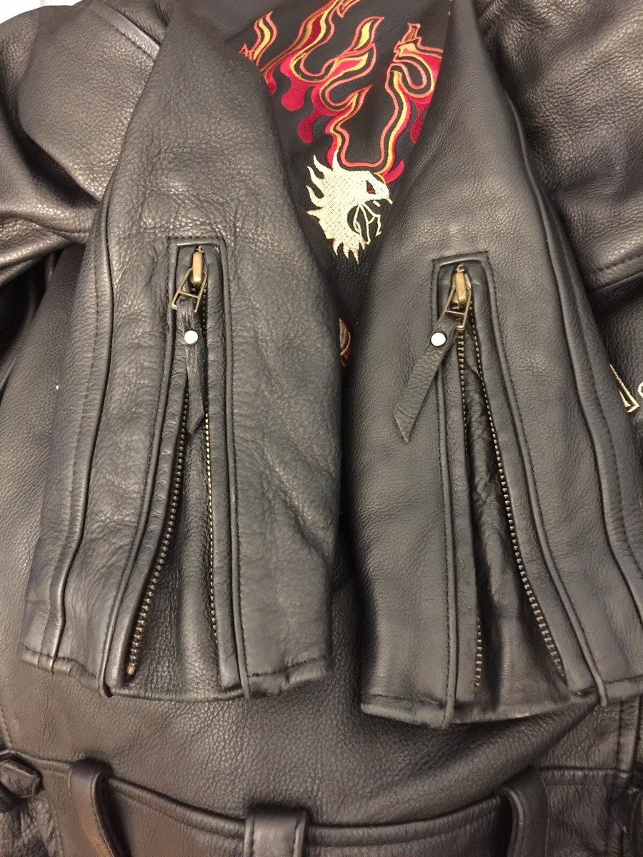 Harley Davidson Genuine Leather Motorcycle,SZ M ,Black Harley Davidson Genuine Leather Motorcycle,SZ M ,Black