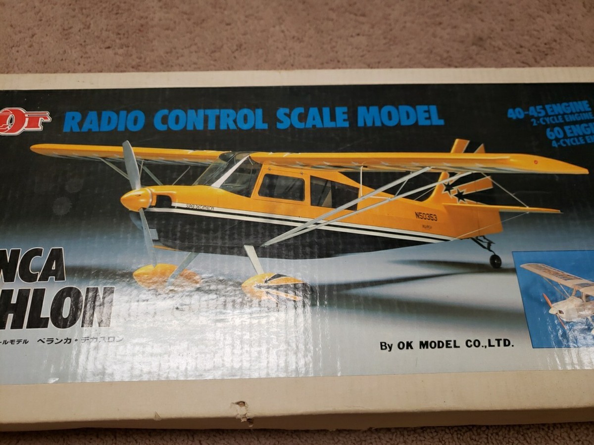 OK Models - Pilot Bellanca Decathlon RC Rare Kit - New OK Models - Pilot Bellanca Decathlon RC Rare Kit - New
