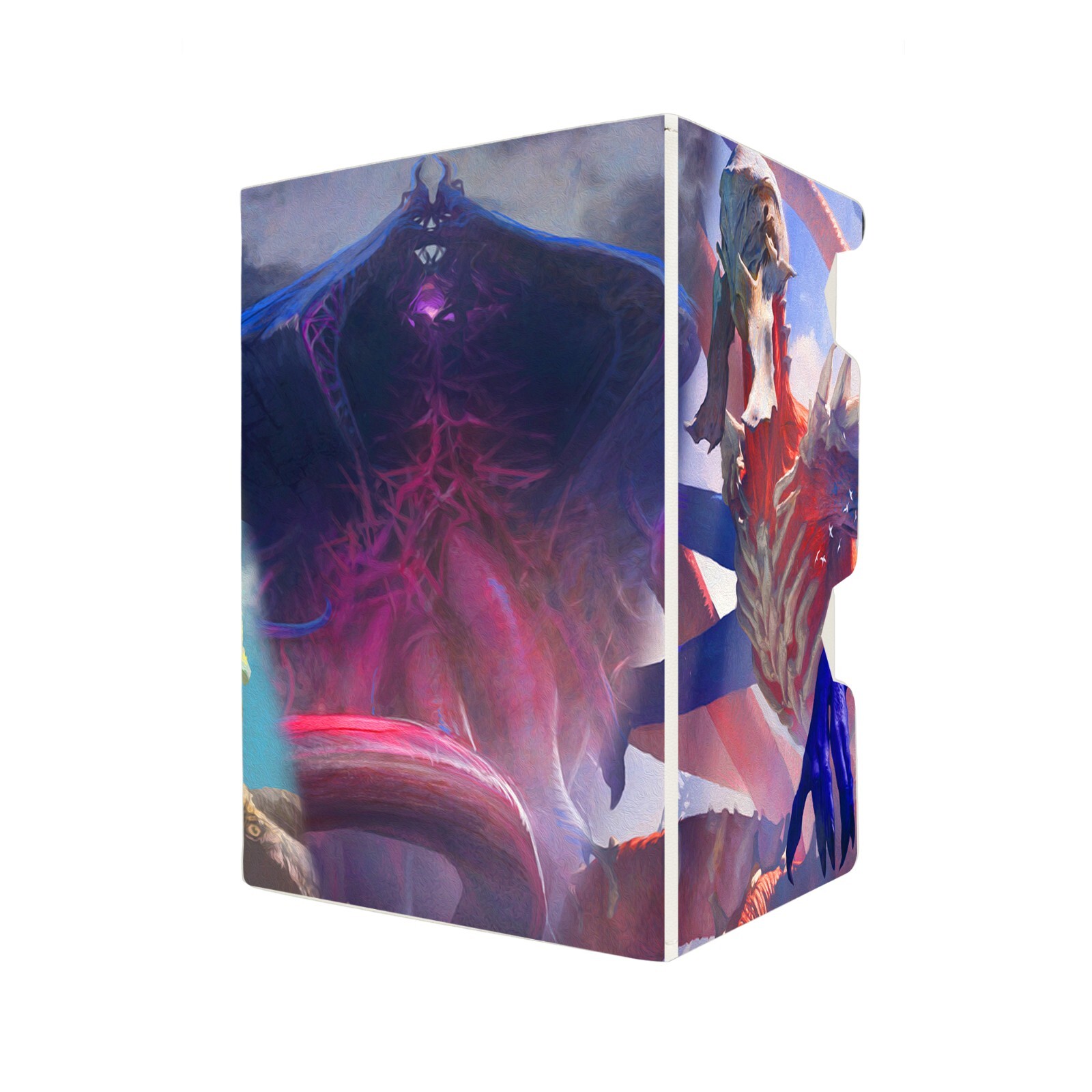 Eldrazi Deck Box Holds 100 Double Sleeved Cards & Dice Tray MTG