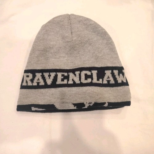 Ravenclaw Reversible Knit Beanie Cap Hat Gray Blue H1