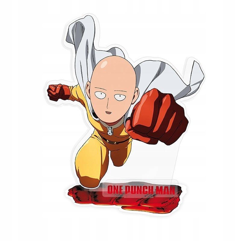 Figura acrílica One Punch Man Saitama - Abystyle Anime Manga pieza de coleccionista nueva