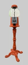 Carousel Acorn Gumball Machine, Vintage Cast Iron & Glass Made  in USA