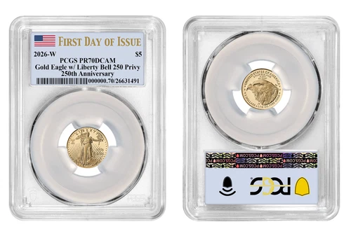 2026 W Gold American Eagle One-Tenth Ounce PCGS PR70DCAM FDI W/OGP #255