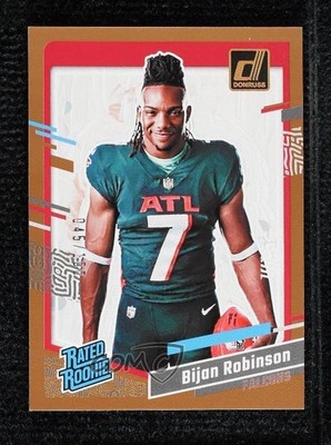 2023 Donruss Rated Rookie Portrait Studio Series /100 Bijan Robinson #4 RC 0x7s