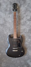 Epiphone SG 2022 Satin E1 In Ebony Electric Guitar .
