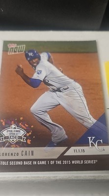 2018 Topps Now - TACO Bell Steal a Base, Steal a TACO Lorenzo Cain #TTH-4