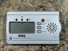 Korg GA-30 Guitar/Bass Tuner-High Precision Tested new batteries