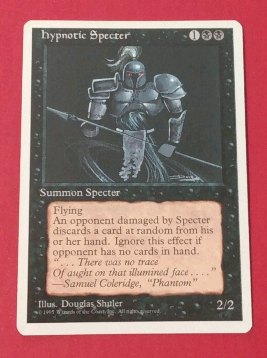 Hypnotic Specter MTG Magic the Gathering LP/NM  4TH Edition