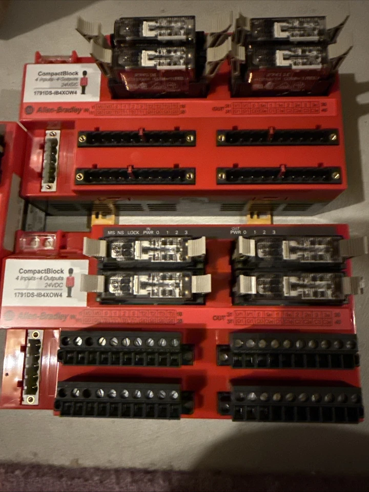 3 ALLEN BRADLEY 1791DS-IB4XOW4 SERIES A PLC MODULES - Image 4 of 4
