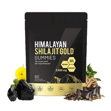 Shilajit 60 Gummies, Shilajit Micronutrient Supplement, Himalayan Premium New
