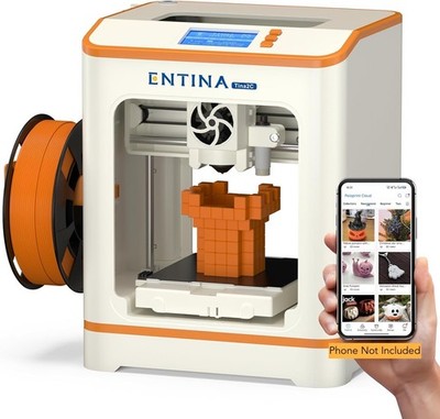 ENTINA Tina2C Mini 3D Printer for Beginners, Fully Assembled, APP & WiFi Control