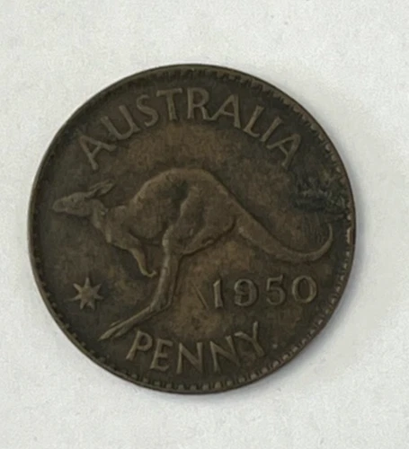 1950 Australia Penny — photo from the most recent tracked eBay sale