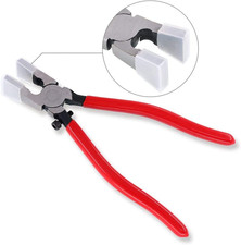 Heavy Duty Key Fob Pliers Tool, Metal Glass Running Pliers with Curved Jaws and