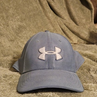 Under Armour Blue Breathable L/XL Baseball Cap Men Sports Solid Casual Hat