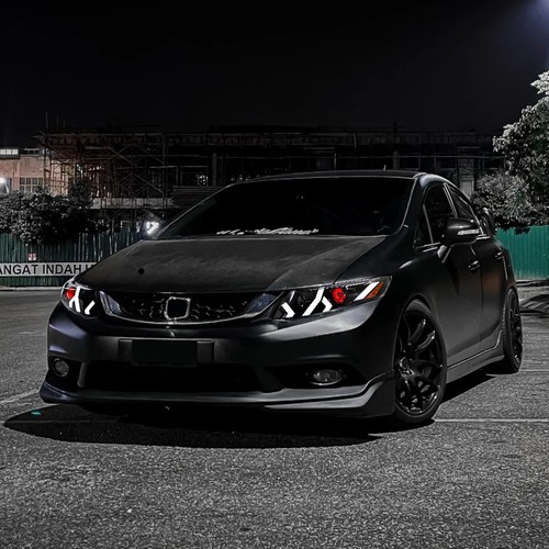 For 9th Gen 2012-2015 Honda Civic Projector Headlights Assembly Red eye+LED DRL - Bild 14 von 21