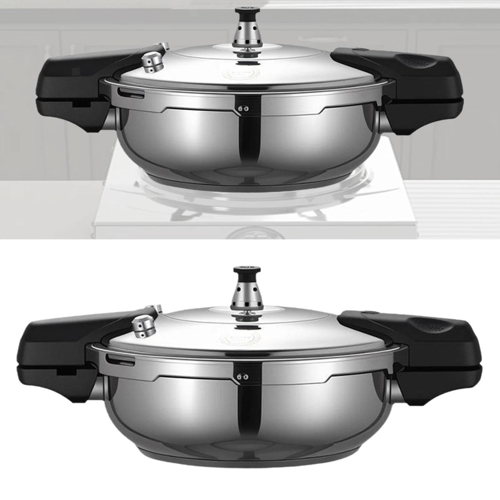 Stainless Steel Mini Pressure Cooker Instant Cooking Pot Gas Cooker Can