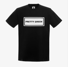 Image of BNWT size M Pretty Green print T-Shirt black
