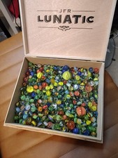 13lbs of Cat Eye Marbles 99 clear glass no foreign - Peewees to Shooters 