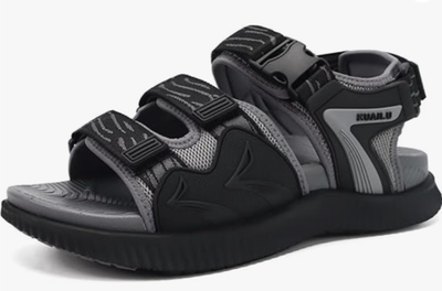 Men\'s Black Orthopedic Recovery Plantar Fasciitis Open Toe Hiking Sandal Shoes Amazon.com | COFACE Mens Sport Recovery Sandals Plantar  main image 3