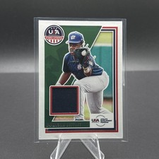 2022 Panini USA Baseball Stars & Stripes Jersey Donavan Jeffrey Rookie