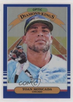 2019 Panini Donruss Optic Diamond Kings Blue Prizm 52/75 Yoan Moncada #9 1u6
