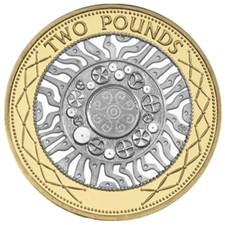 UK £2 Coin Two Pound Technology Britannia Flowers Of The Four Nations BU - Available on eBay