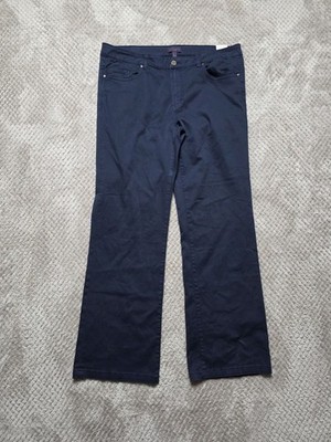 Ladies Violeta Mango Bootcut Jeans NWT Navy Blue Size (EUR 48) UK 20