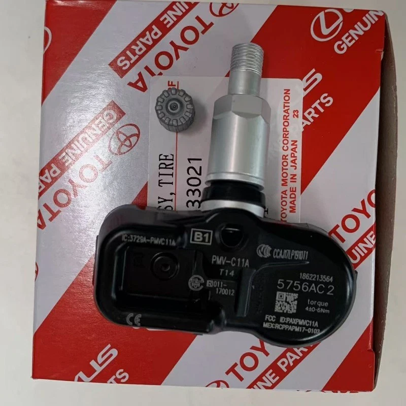 OEM 4X 42607-33021 TPMS PMV-107J For Toyota Lexus TIRE PRESSURE MONITOR SENSOR Foto 3 de 4