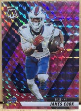 2025 Panini Mosaic - James Cook #201 Camo Pink Mosaic Prizm