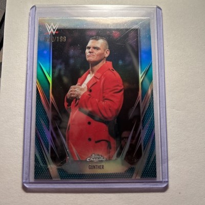 GUNTHER 2026 TOPPS CHROME WWE AQUA REFRACTOR /199 #8 RAW Q3946