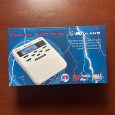 Midland Weather Alert Radio WR100 NOAA Public Alert All Hazards New In Box