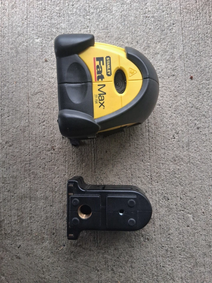 Raro nivel láser nivelador automático Stanley FatMax 5 haces 77-154 (2004) con estuche Foto 2 de 4