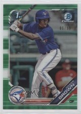 2019 Bowman Draft Chrome Green Refractor 86/99 Dasan Brown #BDC-63 s3g