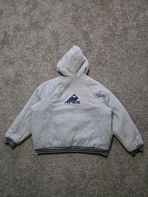 Vintage 90's Apex One Big Logo Reversible Puffer Jacket Size 2XL Starter 