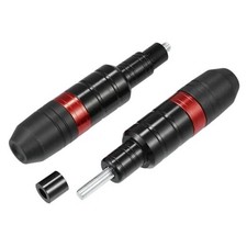Red M8 Motorcycle Frame Slider Anti-Fall Stick - Exhaust Anti Crash Red