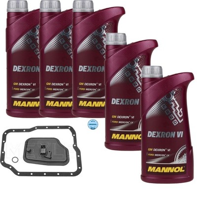 5 L MANNOL Getriebeöl Dexron VI für Ford JH_ JD_ 1.4 16V 1.6 DA_ HCP DP 2.0