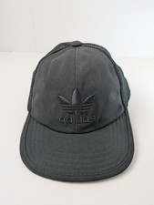 Adidas Archive Trucker Cap - Adjustable Snapback - Trefoil Logo - Black OSFW